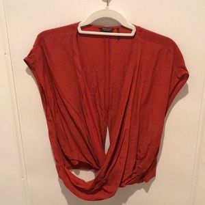 Designer wrap top